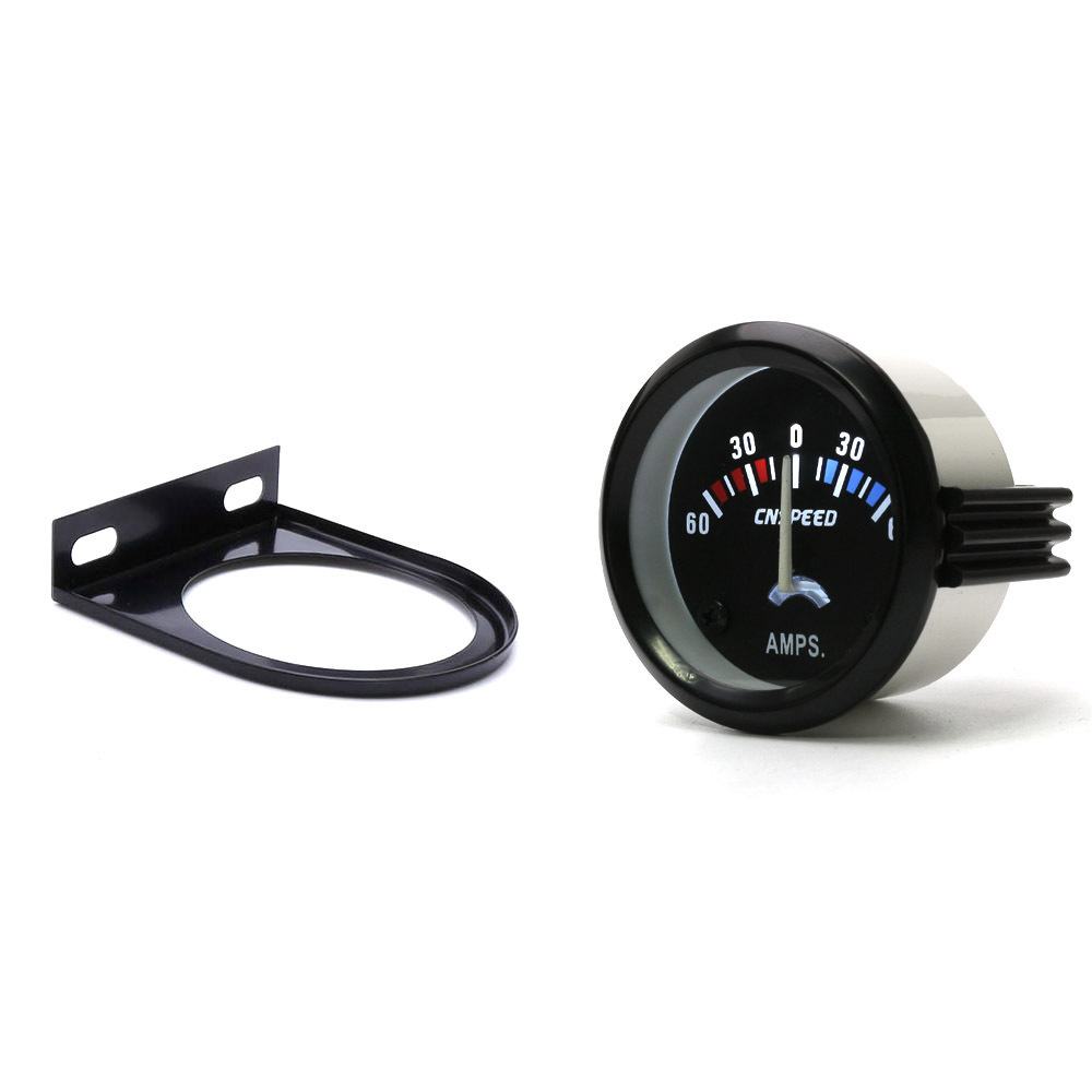 Поперечный 52-мм универсальный масляный счетчик температура воды напряжение напряжения давление масла датчик датчик вольтметром автомобильный прибор