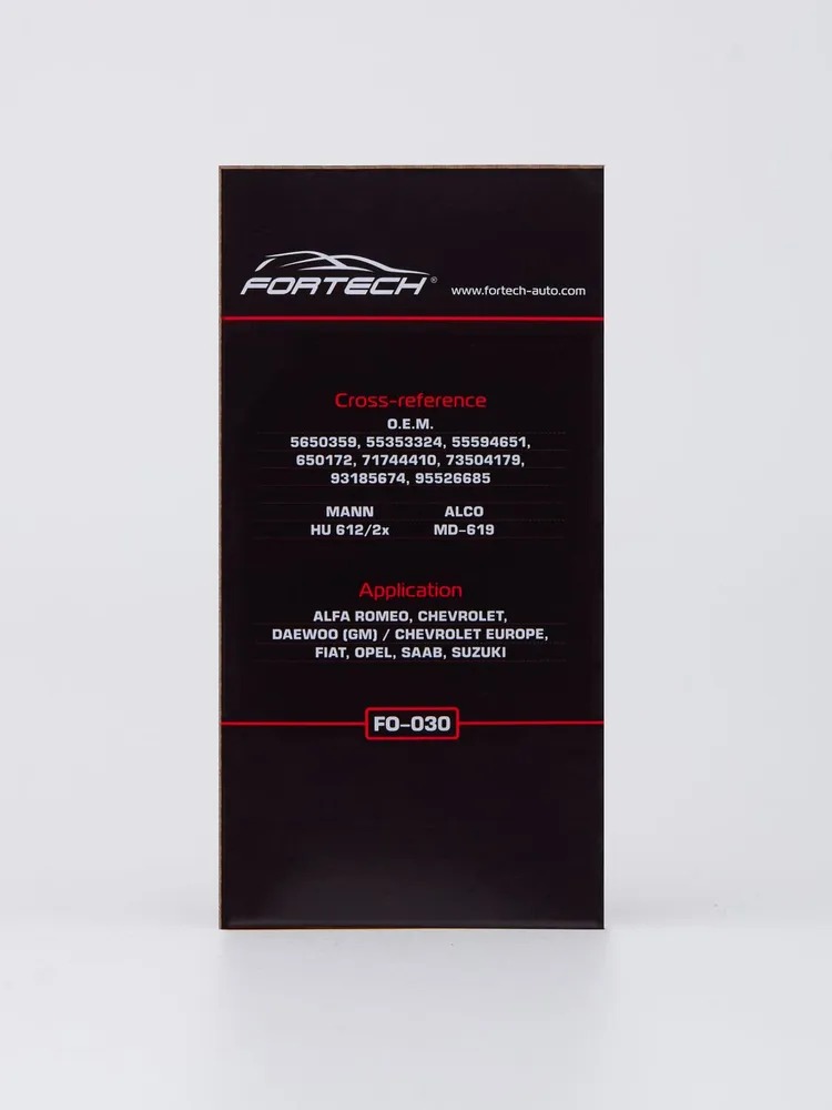 Фильтр масляный длинный CHEVROLET AVEO CRUZE ORLANDO, OPEL ASTRA CORSA MOKKA MERIVA ZAFIRA 748 стакан FORTECH FO-030 — изображение 9