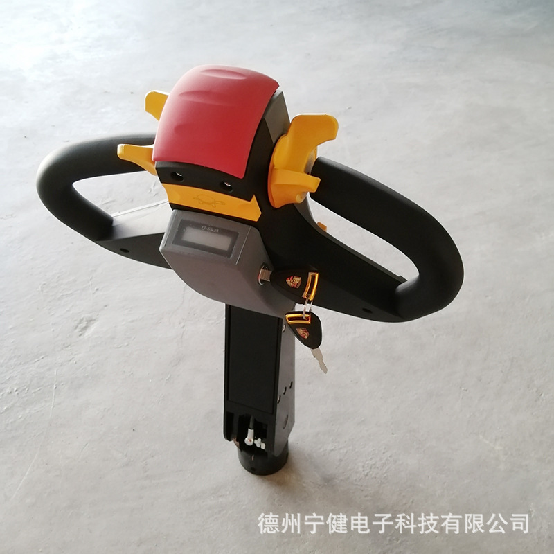 Электрический вилочный погрузчик, гидравлический штабелер, ручной, заземленный, электрический, аксессуары, ускоритель + железная ручка