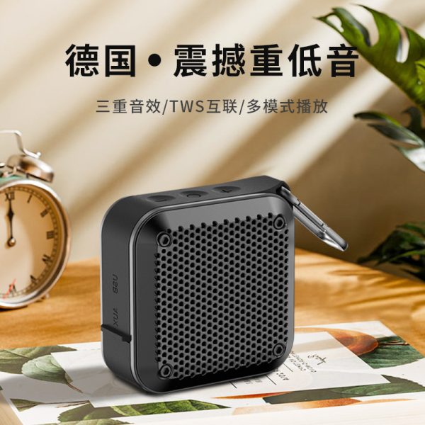 Портативная Bluetooth-колонка немецкой тяжёлой артиллерии, беспроводной портативный сабвуфер TWS, квадратный мини-динамик