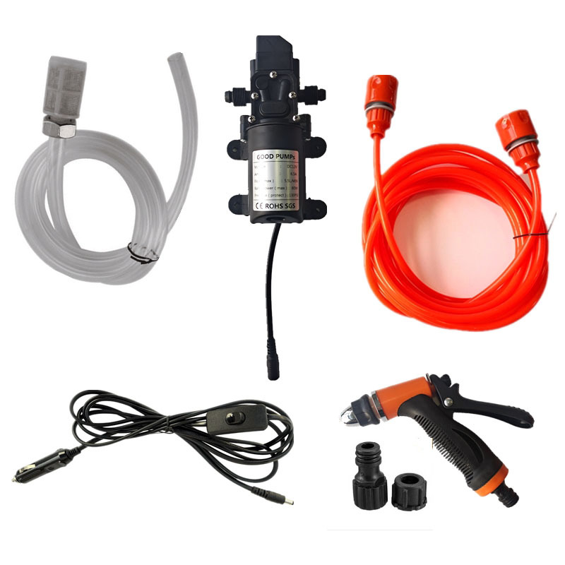 Портативная мойка высокого давления для автомобиля 12 В, 80 Вт, бытовой водяной пистолет-очиститель, ручная мощная электрическая мойка для автомобиля