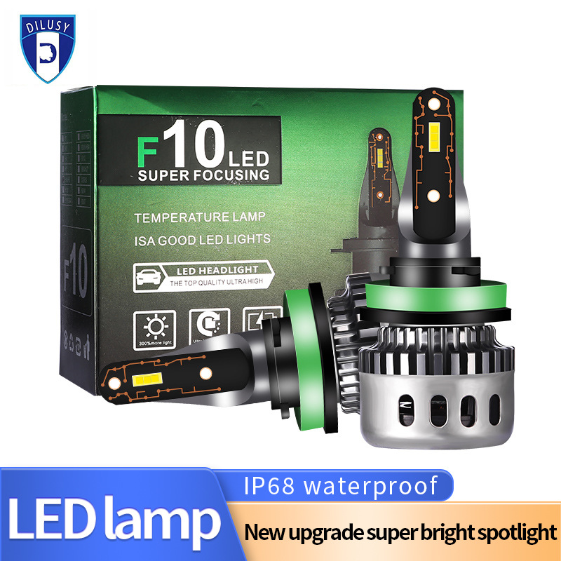 Трудовая автомобильная светодиодная фара H7H11 Super Bright Light Light Light Light H4 Высокая мощность, модифицированная фар, водонепроницаемый автомобиль IP68.