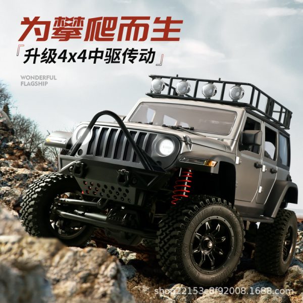 Трансграничный внедорожник Mangniu MN128 Wrangler JEEP с дистанционным управлением, полноприводный радиоуправляемый автомобиль, способный подниматься по горам и переоборудоваться.