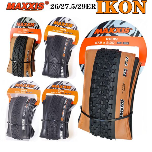 Бескамерная покрышка для горного велосипеда Maxxis IKON 26 27,5X2,2/29 дюймов*2,0 2,2, жёлтый край