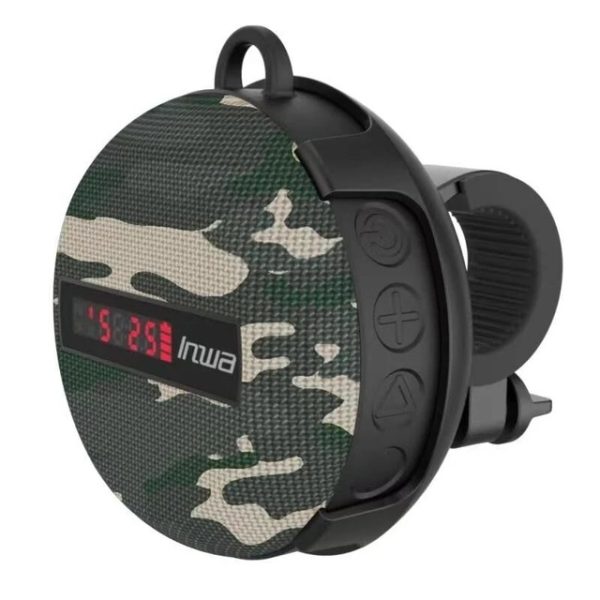 Новый беспроводной портативный велосипедный Bluetooth-динамик INWA MZ-368 с цифровым дисплеем, водонепроницаемый, съемный и с подставкой
