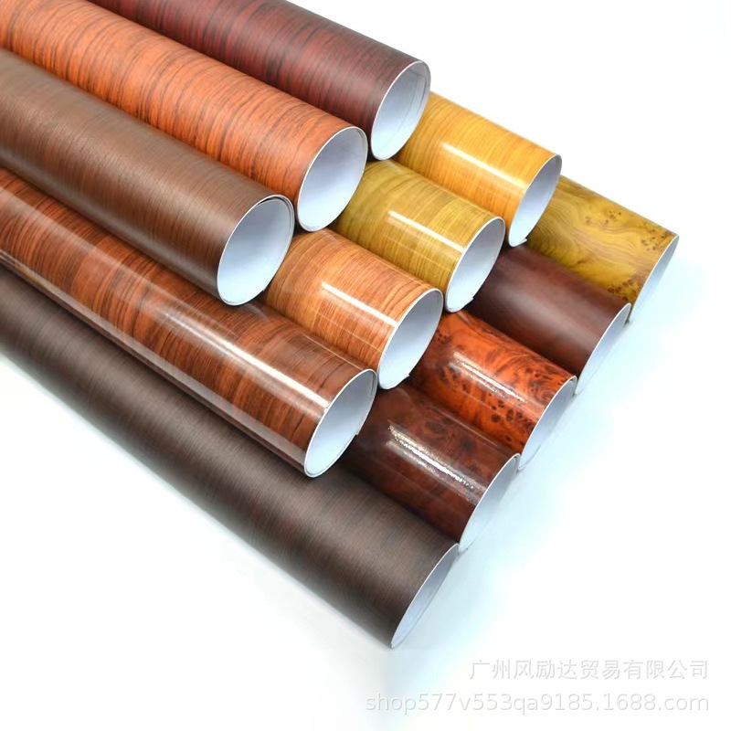 Пленка для салона автомобиля, имитирующая текстуру дерева, меняющая цвет, плотная глянцевая пленка с текстурой красного дерева, модифицированная реставрационная наклейка для центрального управления