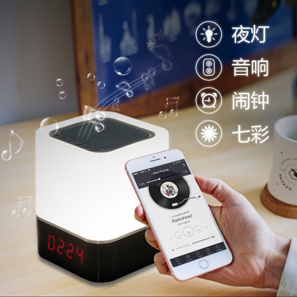 Новый Bluetooth-будильник, Bluetooth-колонка, настольная лампа-часы, Bluetooth-колонка, новый трансграничный производитель DY28