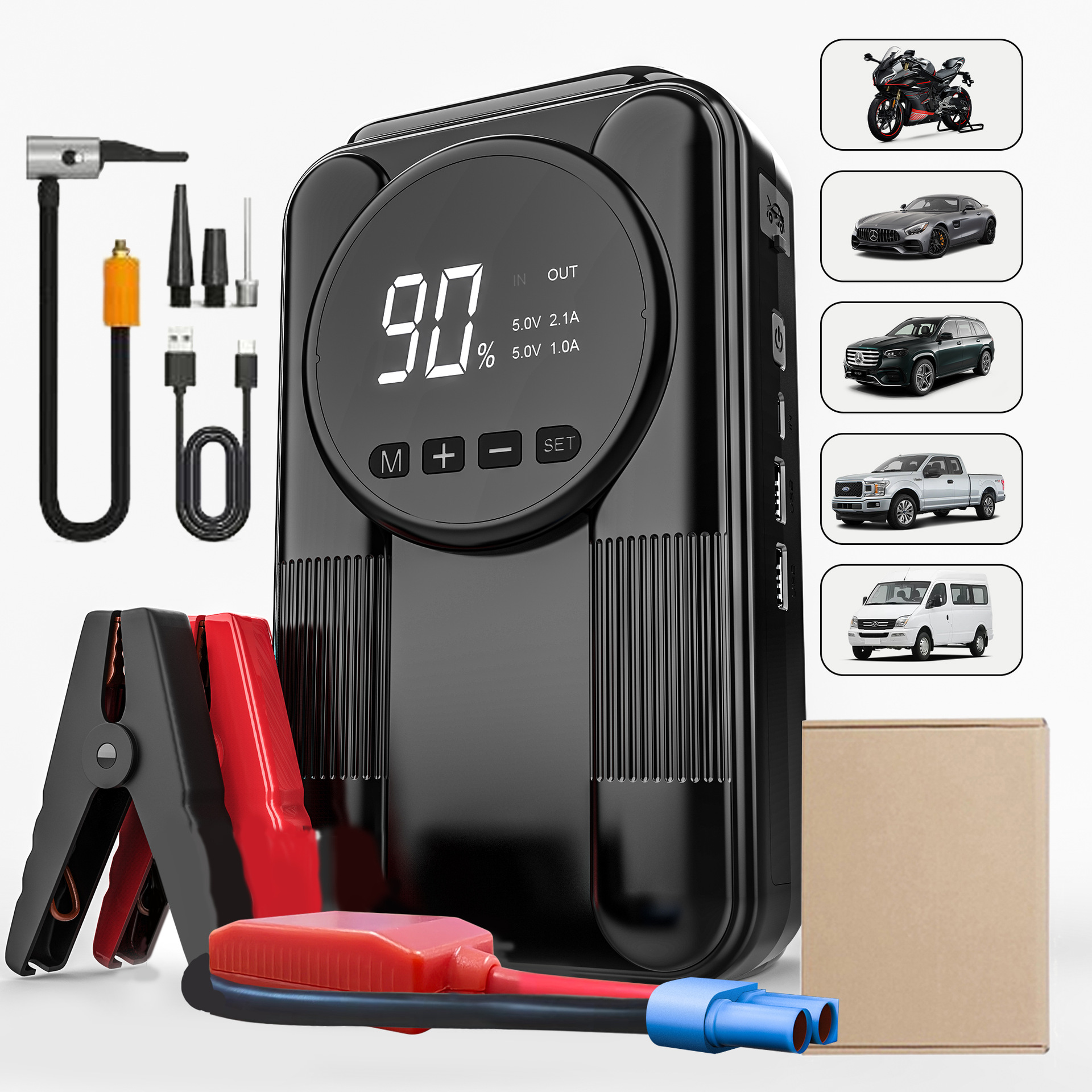 Трансграничный специальный аварийный источник питания для запуска автомобиля, 12 В, автомобильный пусковой прикуриватель, аварийный стартер для наружной установки при возгорании аккумулятора