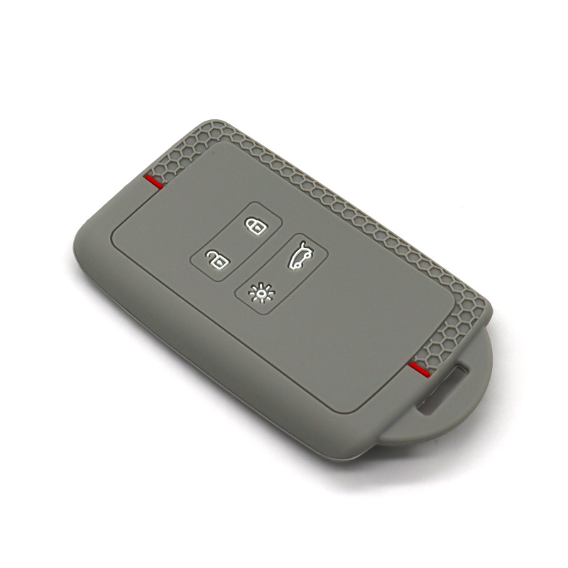 Силиконовый чехол для ключей с сотовой текстурой, подходит для Renault smart 4-кнопочного Megane Koleos Koleos Aofenglang