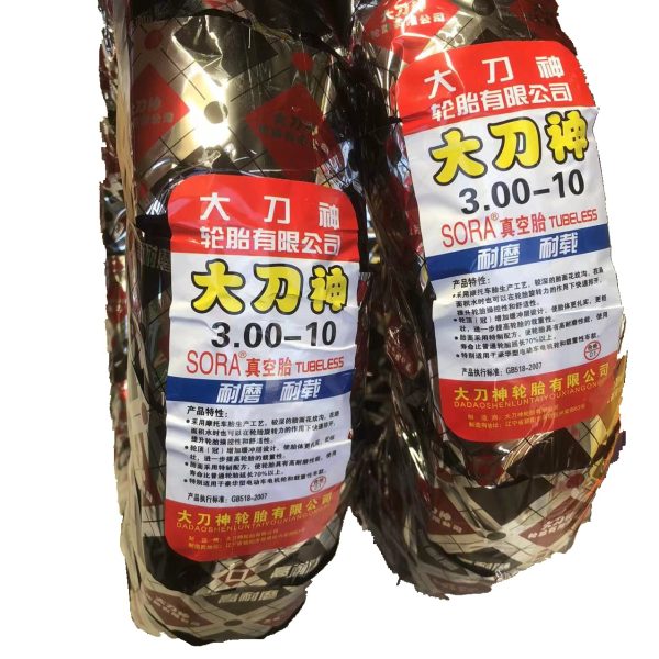 Поставка электромобилей Dadaoshen Tire Co., Ltd. 300-10 с вакуумным уплотнением, производитель оптовых шин