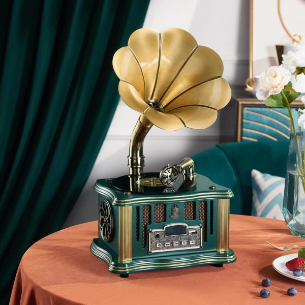 Paramount Los Bella [Классический запатентованный перезаряжаемый] Высококачественный мини-фонограф Bluetooth-динамик