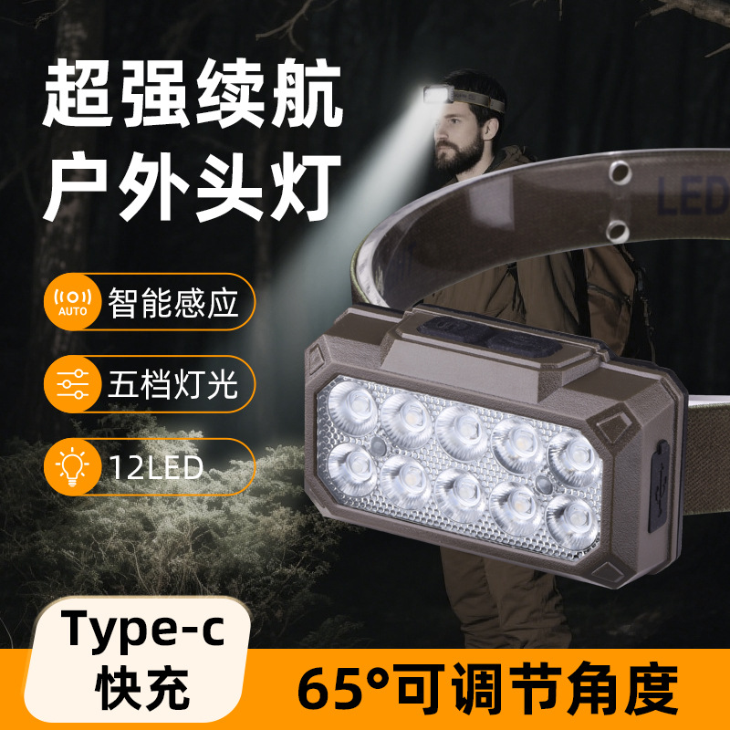 Трансграничный кемпинг тип зарядки езда на ночной рыбалке предупреждение Форга сильное светоосимость