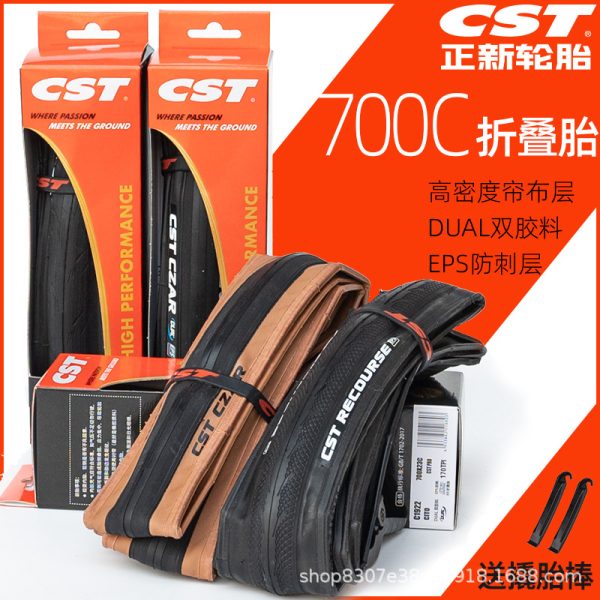 Шина CST Zhengxin 700*23/25/28C для шоссейного велосипеда, складная, с нерабочей передачей, сверхлегкая, устойчивая к проколам