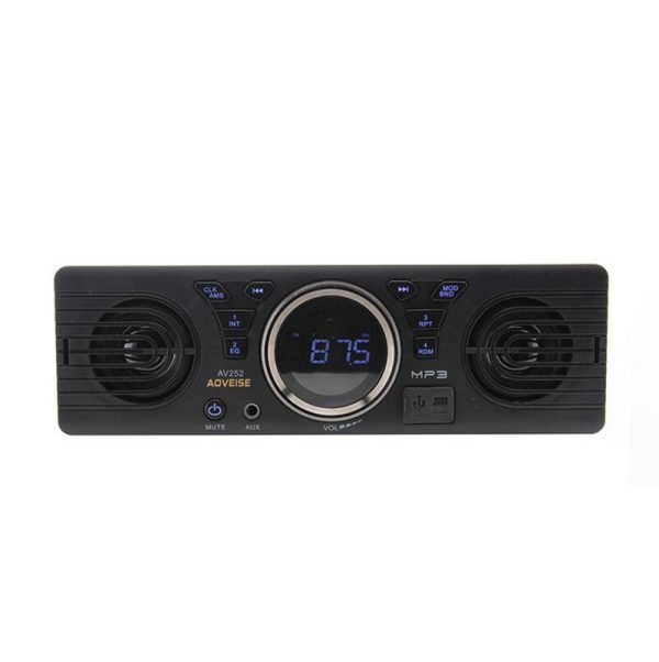 Автомобильный MP3-плеер 12 В с картой расширения, радио, встроенным динамиком и Bluetooth-хостом AV252