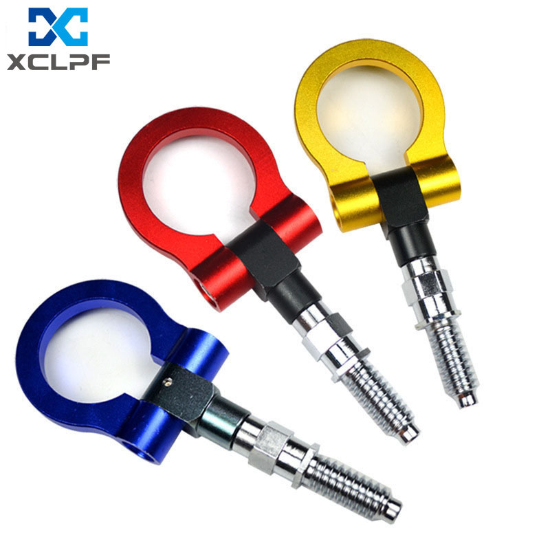 Модифицированный передний бампер для автомобиля, универсальный японский крюк для прицепа, буксировочный крюк для прицепа, бампер, тяговое кольцо, европейский крюк для прицепа