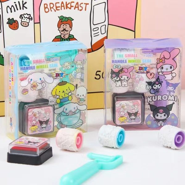 Набор роллеров Sanrio с принтом детской мультяшной мелодии Kuromiya Melody, полный набор, новый, бесплатная доставка, День защиты детей