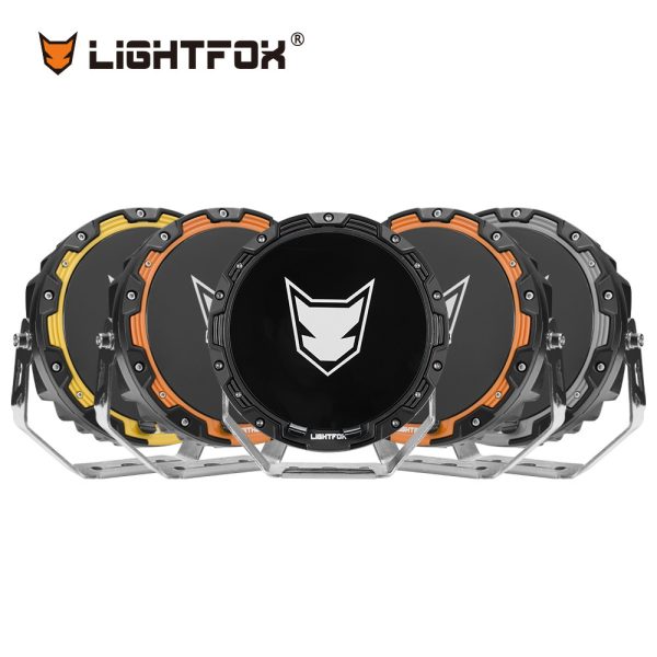 LIGHTFOX 7-дюймовый сменный кольцевой водонепроницаемый модифицированный прожектор для внедорожника, рабочий фонарь, передний бампер