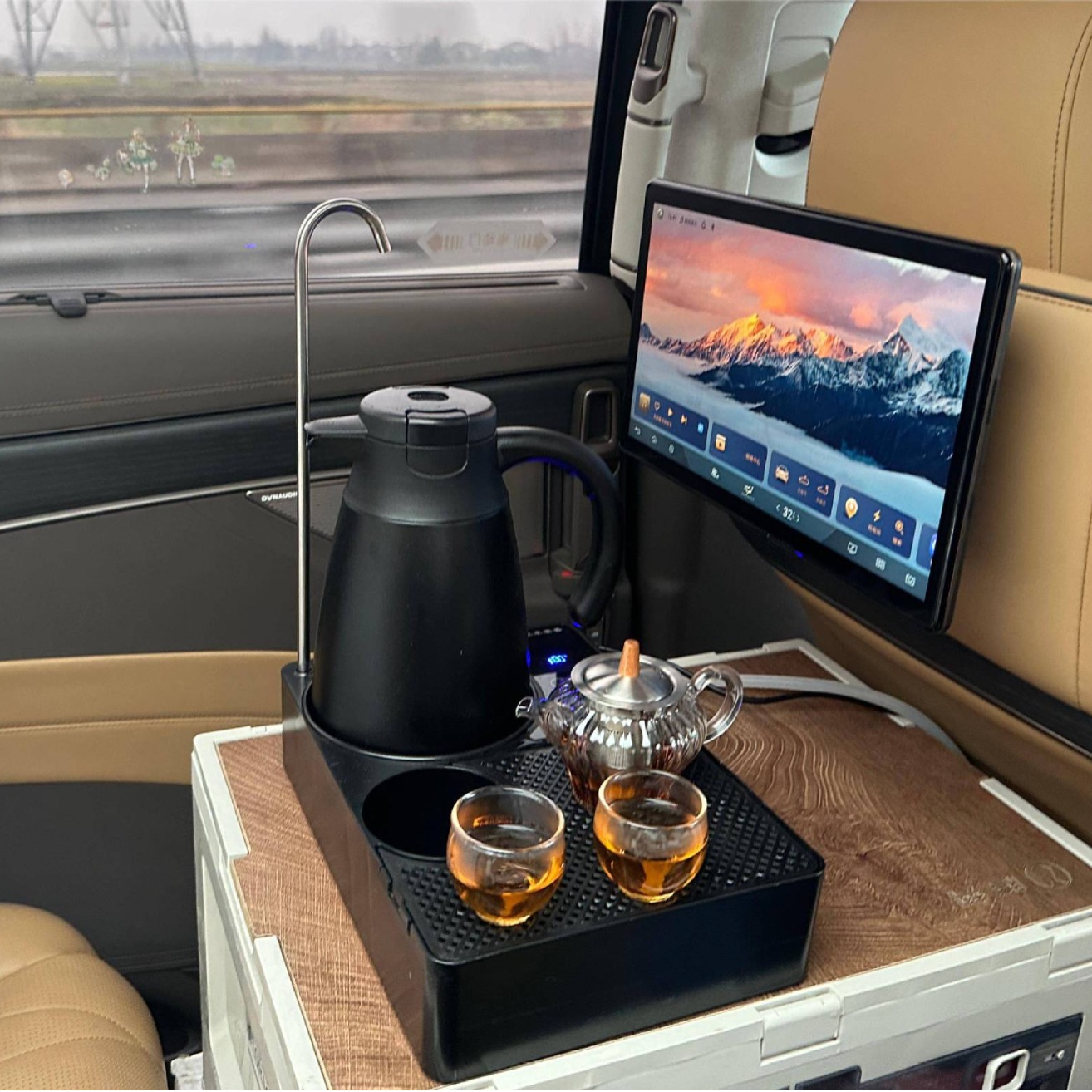 12 В/24 В автомобильный чайник для чайного бара, электрический чайник с самоклеящейся основой, автоматическое наполнение водой, быстрое кипячение воды для чая и лапши быстрого приготовления