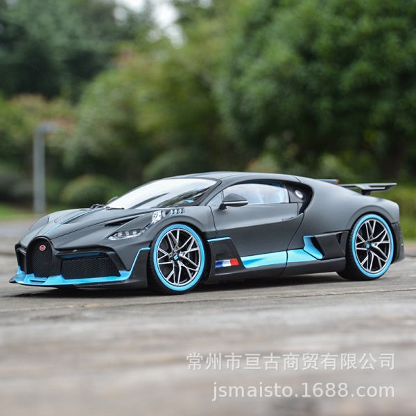 1:18 реплика модели автомобиля Bugatti Divo Chiron из сплава с украшениями
