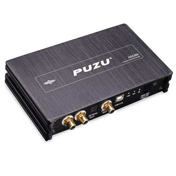Декодер PUZU Car Audio OTG 192 кГц/24 бит с поддержкой оптического/RCA/коаксиального входа