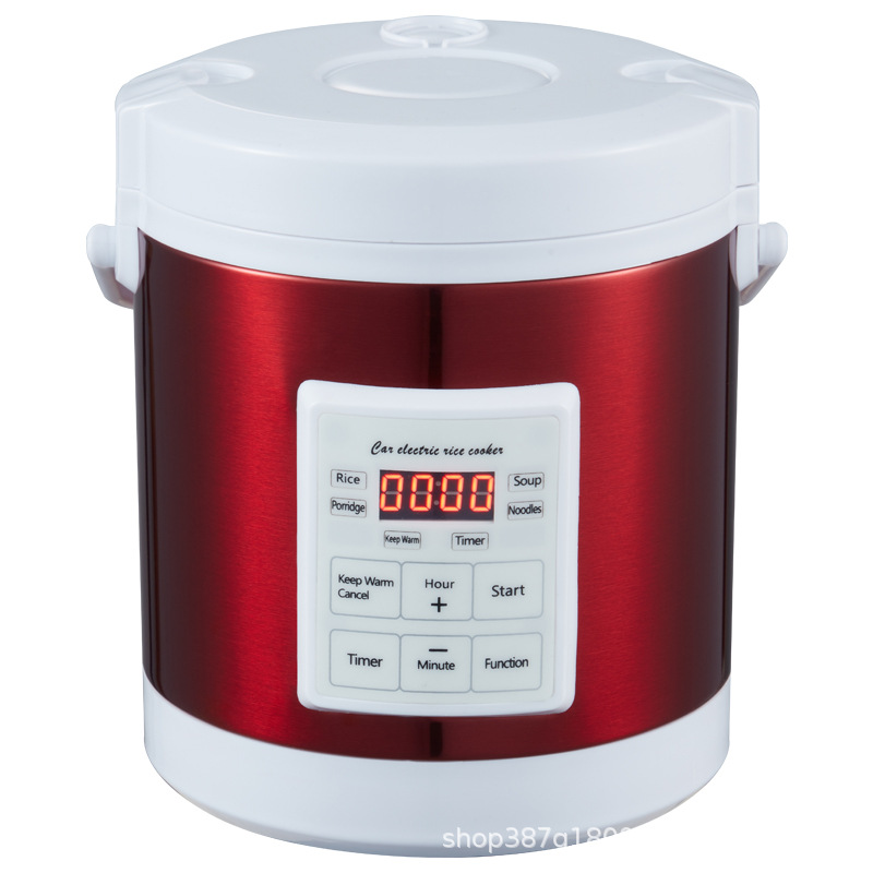 Производитель, оптовая продажа, трансграничная англо-русская рисоварка, устанавливаемая на автомобиль, для автомобиля и дома, интеллектуальная модель рисоварки двойного назначения для внешней торговли