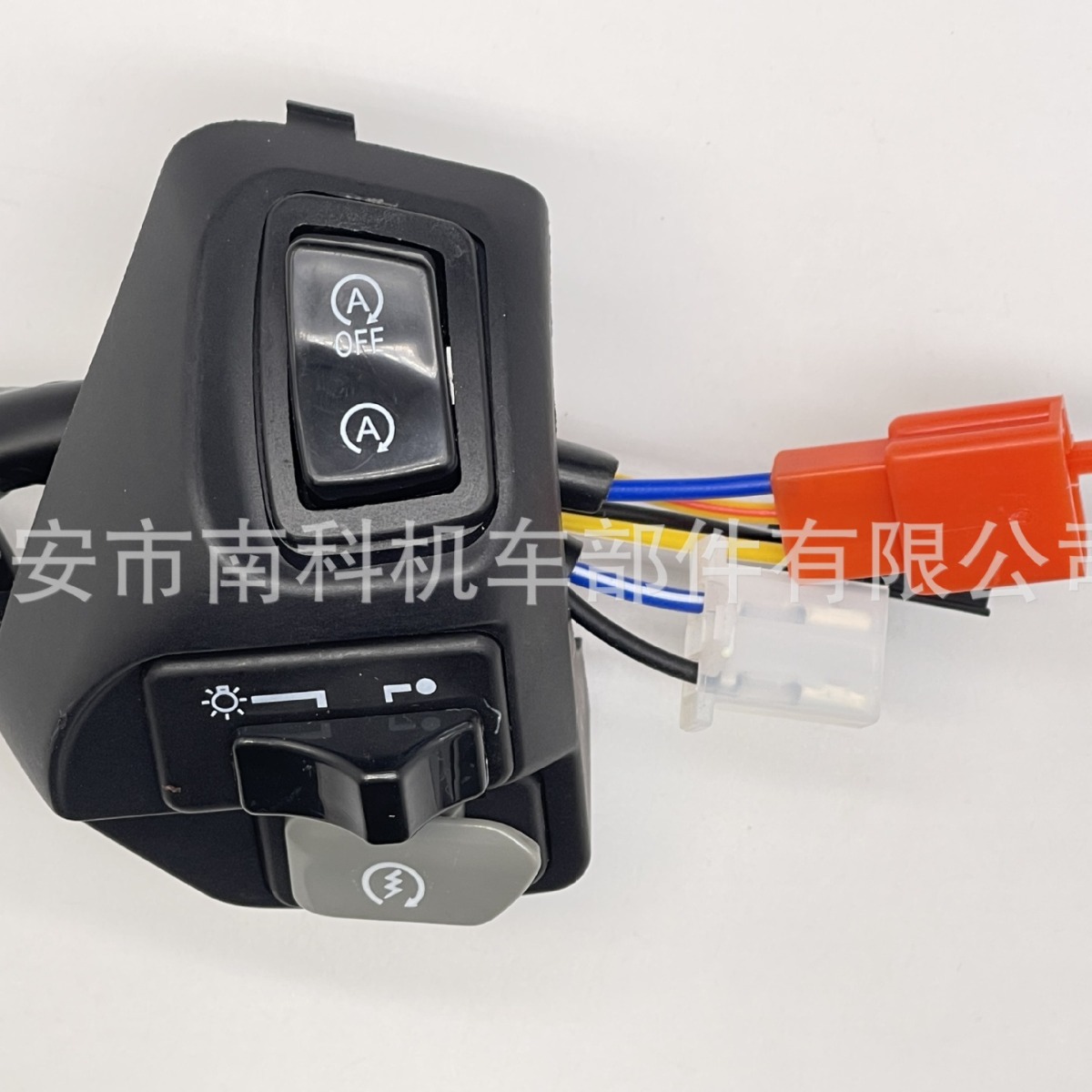 Модифицированный переключатель аксессуаров для мотоциклов Yamaha AEROX-155, комбинированный правый черный переключатель питания с пламенем