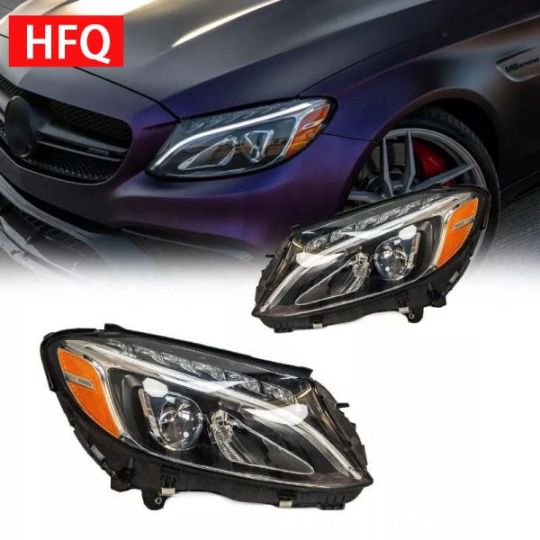 Подходит для Mercedes Mercedes C-Class C300 W205 LED2015 Американская версия Фара Фара Фары