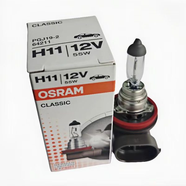 Лампы для автомобильных фар Osram H11 12V55W ближний свет/противотуманные фары 64211 галогенные лампы для Corolla